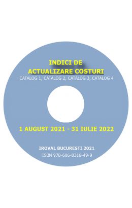 MINI-CD - INDICI DE ACTUALIZARE PENTRU PRETURILE DIN CATALOAGE, VALABILI IULIE 2021 - IULIE 2022